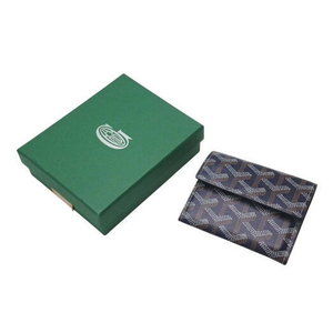 GOYARD Marigny Wallet Case leather Navy Blue